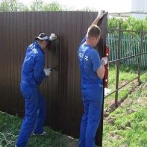 Установка заборов под ключ